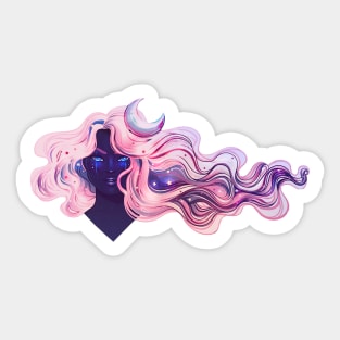 Whimsical Witch - Galaxy Hair Sticker